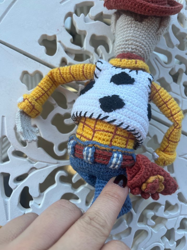 Renkli Kahverengi Örgü Origami Oyuncak - Görsel 5