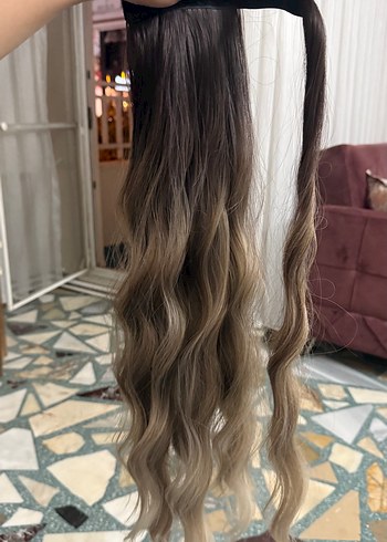  Beden Bej Gri Püsküllü Bohem Saç Aksesuarı