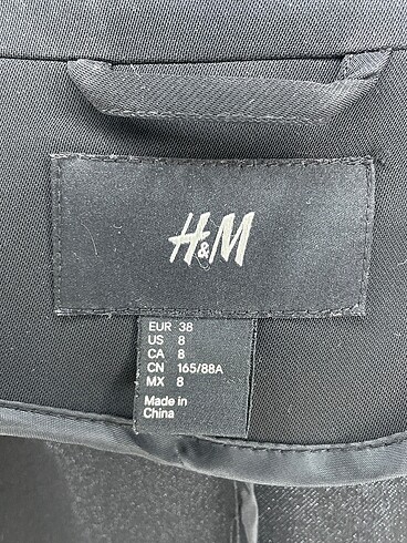 38 Beden siyah Renk H&M Blazer %70 İndirimli.