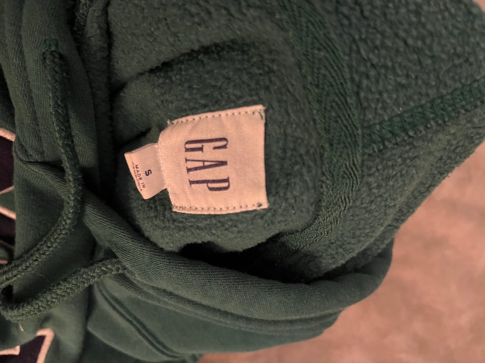 GAP Kadın Kapüşonlu Sweatshirt Yeşil - Görsel 2