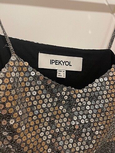 ipekyol İpekyol pullu crop