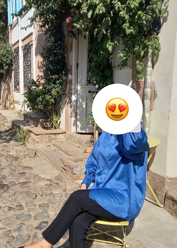diğer Beden mavi Renk Mavi Mini Uzun Kollu Gömlek