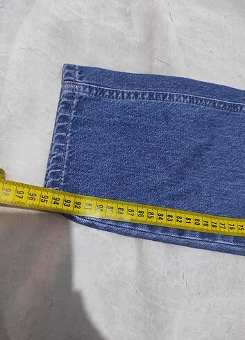 xs Beden Lastikli mom jean pantolon