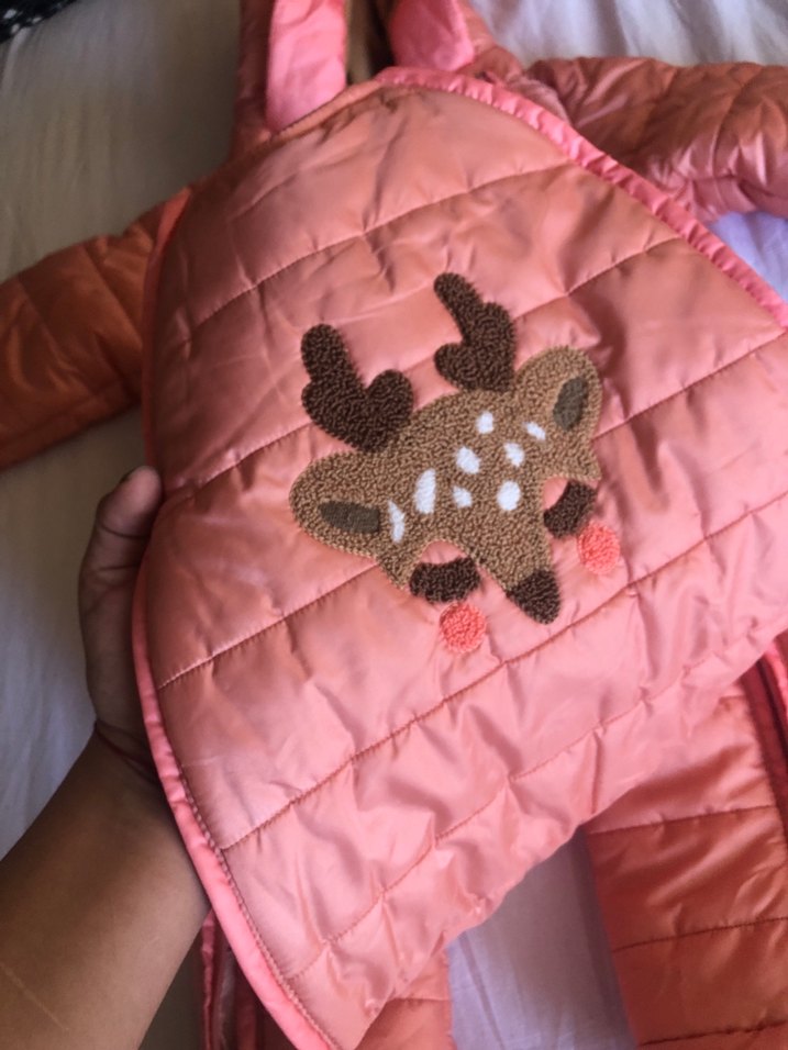 Kız  Bebek patikli astronot tulum - Görsel 5