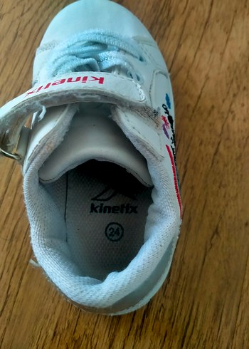 24 Beden beyaz Renk Kinetix Beyaz Kız Çocuk Spor Ayakkabı
