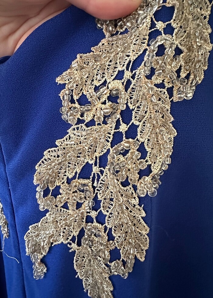 Mavi abiye elbise ???? - Görsel 3