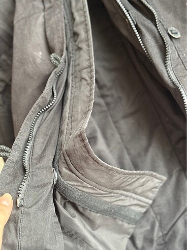 Lescon Çift Taraflı Siyah Mont Yağmurluk - Görsel 8