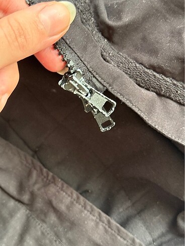 Lescon Çift Taraflı Siyah Mont Yağmurluk - Görsel 6