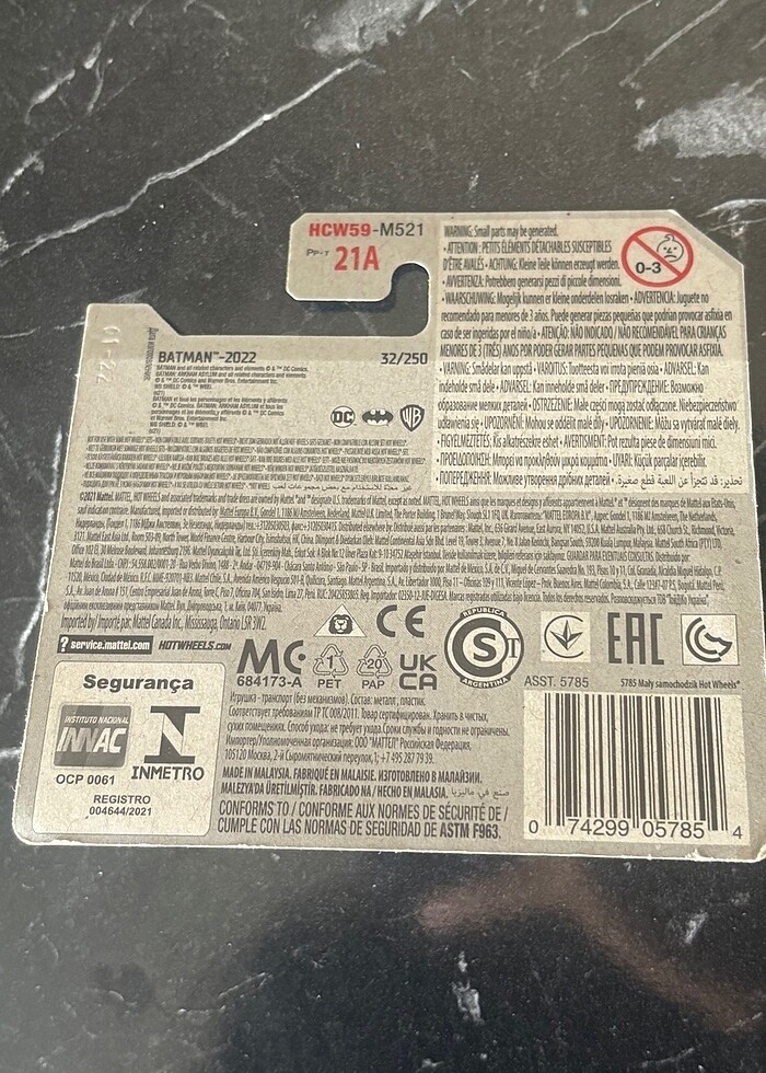 Batman Arkham Asylum Batmobile Hot Wheels - Görsel 2