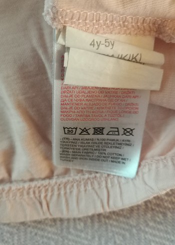 Kız Çocuk Bej Pamuklu Baskılı Sweatshirt - Görsel 4