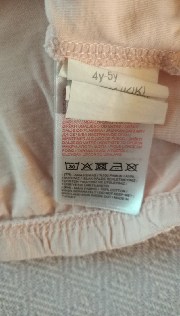 Kız Çocuk Bej Pamuklu Baskılı Sweatshirt - Görsel 4