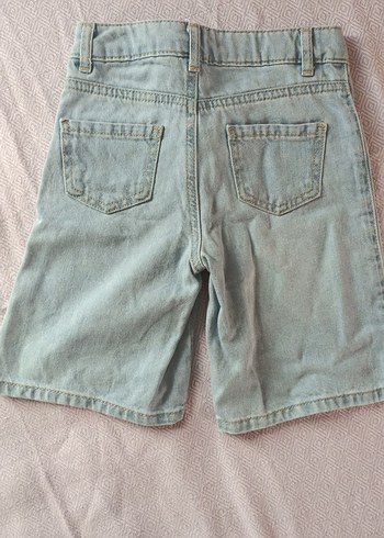 Mavi Renkli erkek Denim Şort - Görsel 2