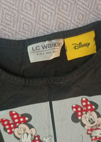 Kız Çocuk Siyah Uzun Kollu Baskılı Tişört - Görsel 2