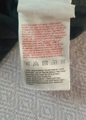 Kız Çocuk Siyah Uzun Kollu Baskılı Tişört - Görsel 3