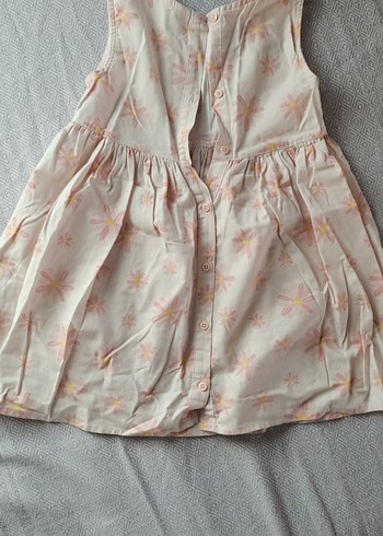 Kolsuz, düğmeli Kız Elbisesi - Görsel 2