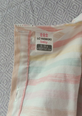 Kız Çocuk Çok Renkli Pilili Bohem Elbise - Görsel 3