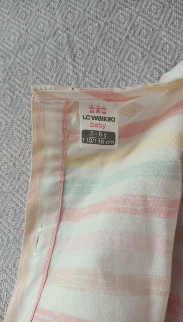 Kız Çocuk Çok Renkli Pilili Bohem Elbise - Görsel 3