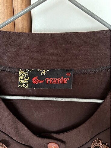 46 Beden kahverengi Renk Pardösü