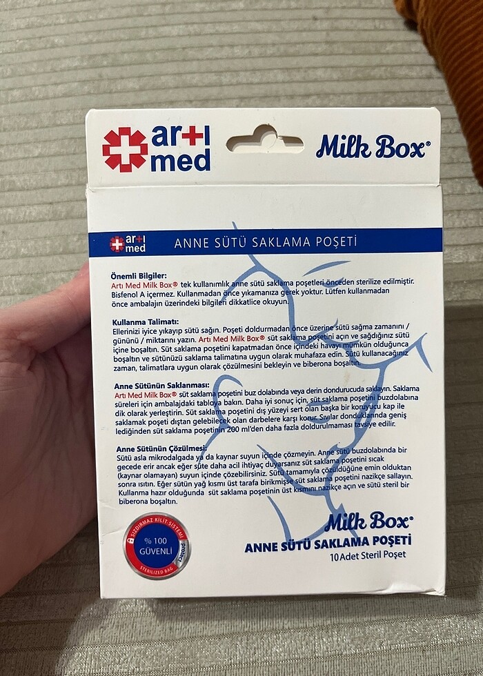 Süt saklama poşeti - Görsel 2