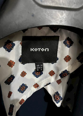 Düğmeli Lacivert  Kadın Ceket - Görsel 3