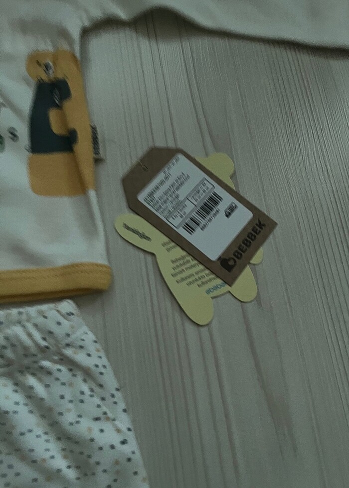 Erkek bebek şapkalı alt üst takım/hastane çıkışı - Görsel 4