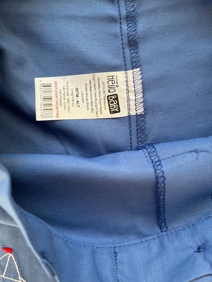 Erkek bebek/çocuk şort - Görsel 5