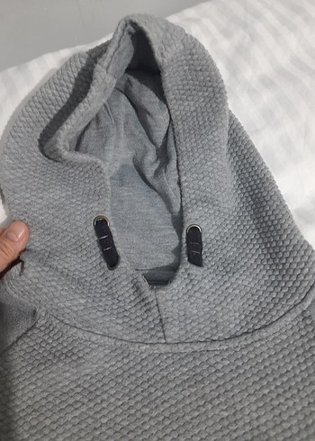 primark Gri Kapüşonlu Erkek Sweatshirt - Görsel 4
