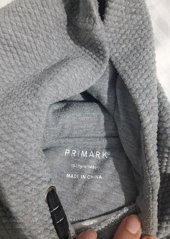 primark Gri Kapüşonlu Erkek Sweatshirt - Görsel 3