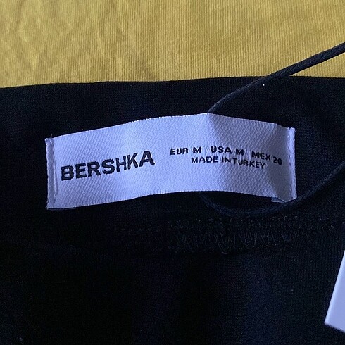 m Beden bershka şort etek