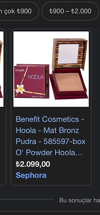 Beden Renk Benefit Hoola Bronzer