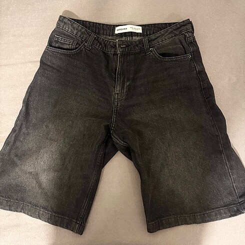Siyah Bershka Jorts