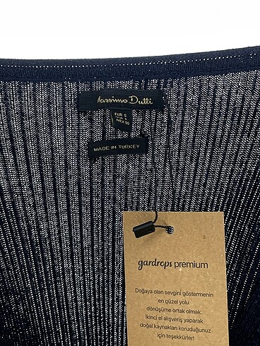 s Beden lacivert Renk Massimo Dutti Uzun Elbise %70 İndirimli.