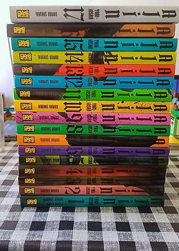 Ajin Manga Serisi 17 Cilt full seri