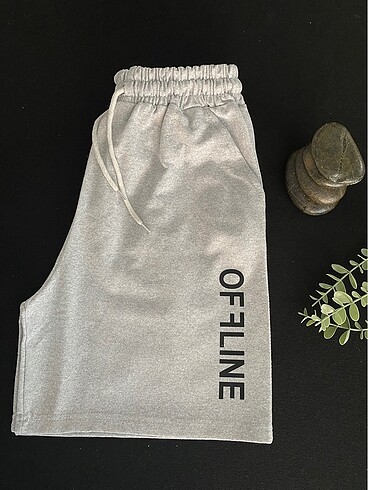 Diğer Unisex baskılı şort