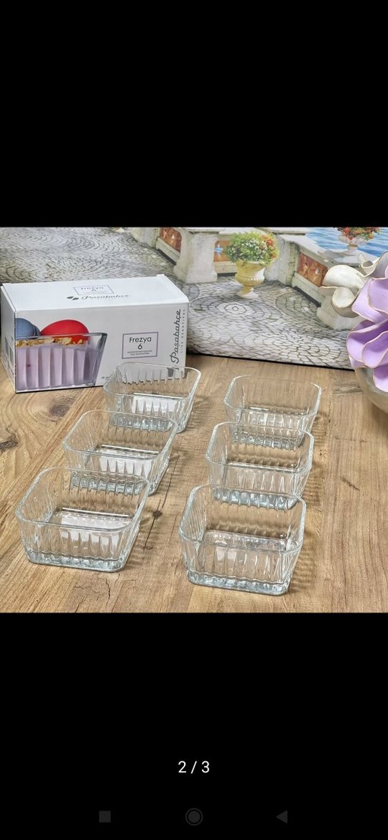 Frezyac 6'lı Cam Saklama Kabı Seti - Görsel 2