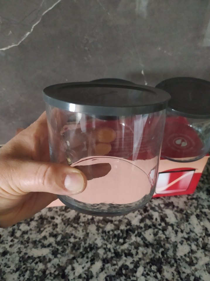 Kırmızı Kapaklı Cam Saklama Kabı Seti - Görsel 2