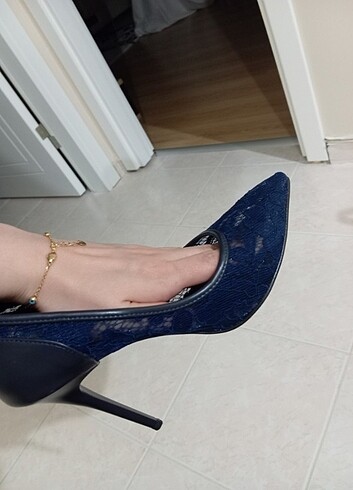 Abiye stiletto şık ayakkabi