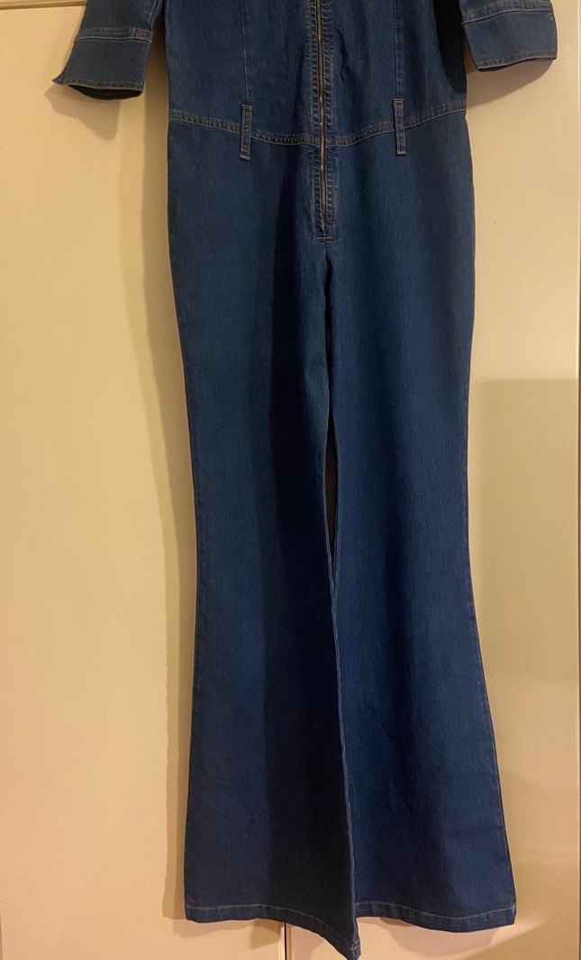 Khamsin marka  Lacivert Denim Tulum - Görsel 4