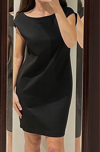 Zara siyah likralı mini elbise