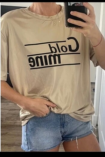 Zara metalik altın rengi bluz