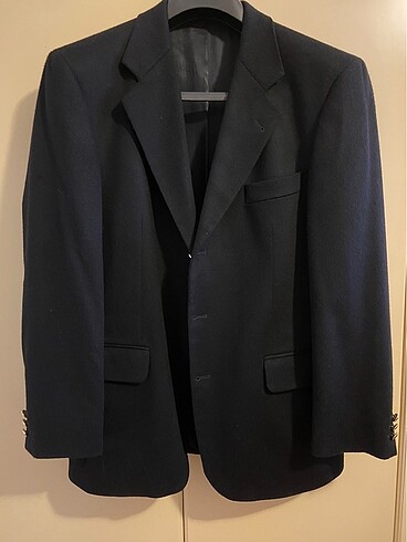 Ramsey erkek siyah kaşmir blazer ceket