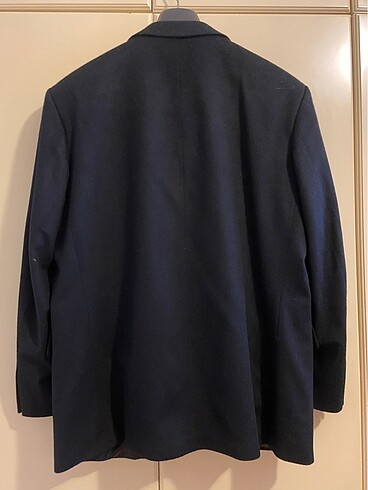 52 Beden Ramsey erkek siyah kaşmir blazer ceket
