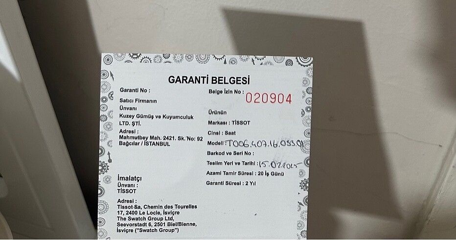  Beden kahverengi Renk Erkek kol saati
