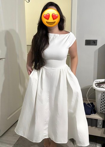 Midi boy elbise - Görsel 3