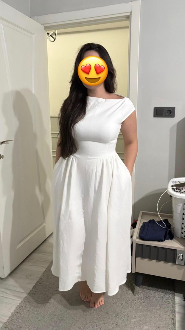 Midi boy elbise - Görsel 2