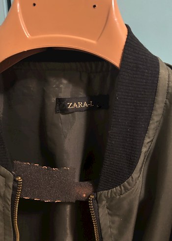 Kadın Haki Midi Street Style Bomber Ceket - Görsel 3