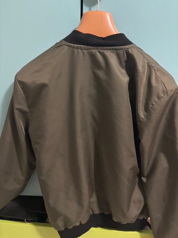 Kadın Haki Midi Street Style Bomber Ceket - Görsel 4