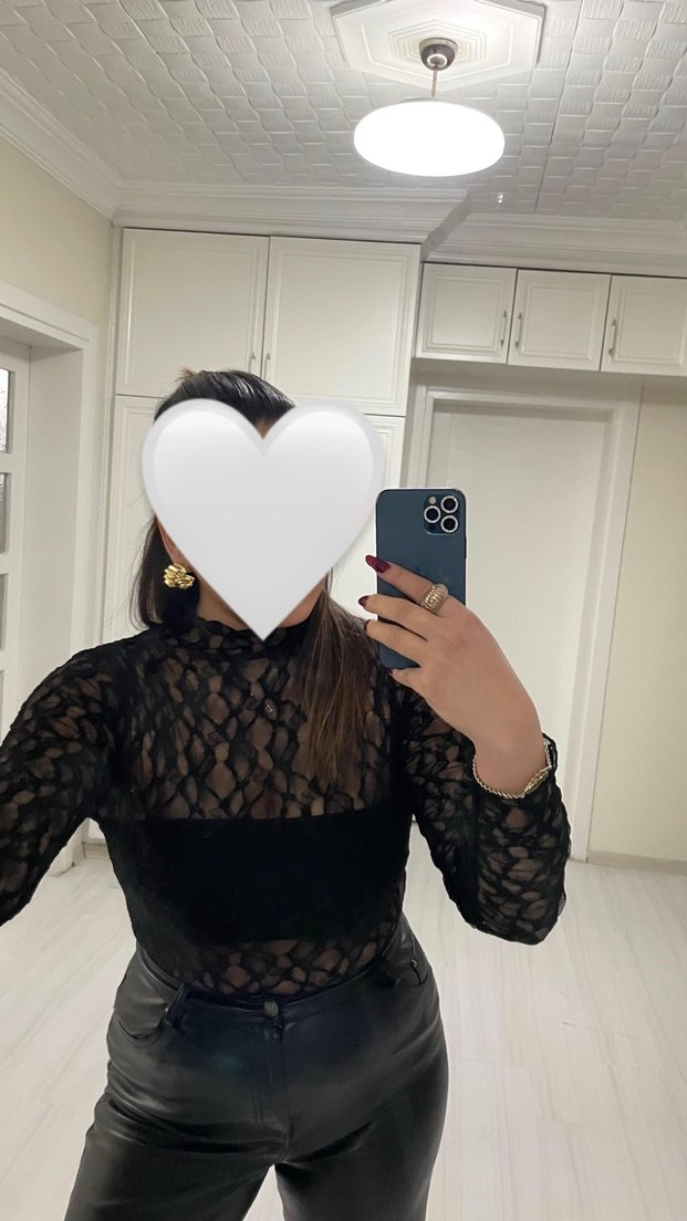 Transparan bluz - Görsel 3