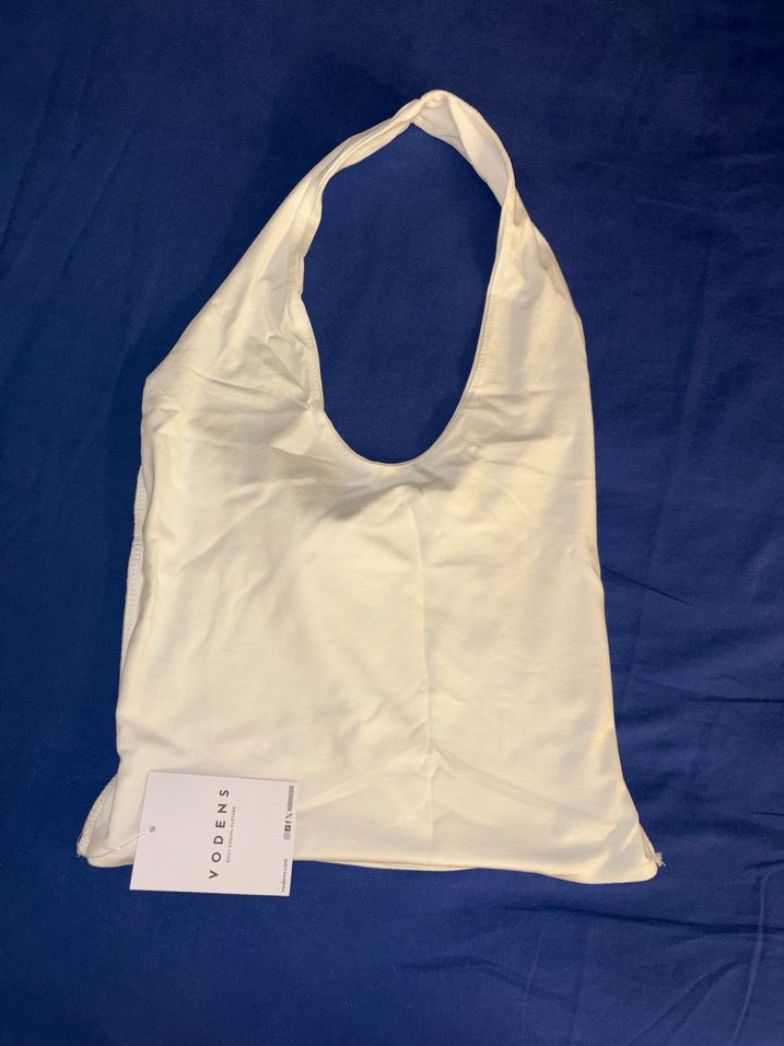 VODENS Beyaz Halter Yaka Crop Top - Görsel 3