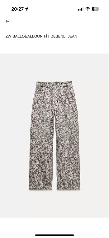 Zara pantolon